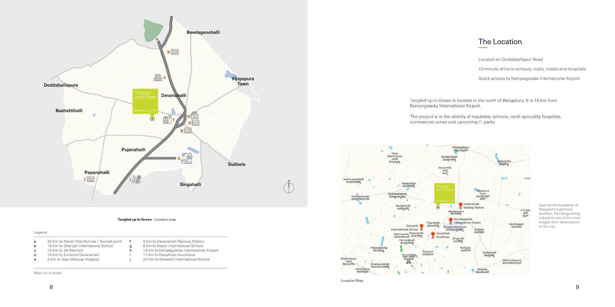 Total Environment Tangled Up In Green Devanahalli Location Map